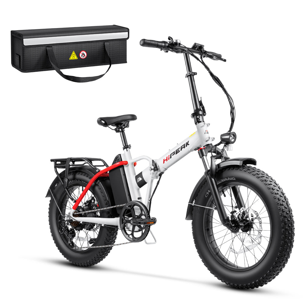 HiPEAK BONA 750W 48V 15Ah Step-Over Fat Tire Folding Electric Bike