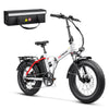 HiPEAK BONA 750W 48V 15Ah Step-Over Fat Tire Folding Electric Bike