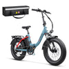 HiPEAK ELIAS 750W 48V 15Ah Step-Thru Fat Tire Folding Electric Bike