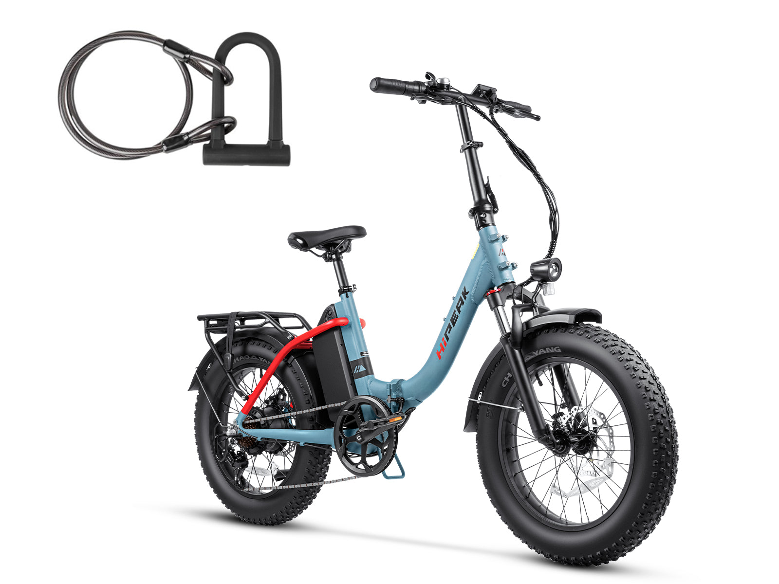HiPEAK ELIAS 750W 48V 15Ah Step-Thru Fat Tire Folding Electric Bike