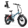 HiPEAK BONA 750W 48V 15Ah Step-Over Fat Tire Folding Electric Bike