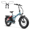 HiPEAK BONA 750W 48V 15Ah Step-Over Fat Tire Folding Electric Bike