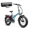 HiPEAK BONA 750W 48V 15Ah Step-Over Fat Tire Folding Electric Bike