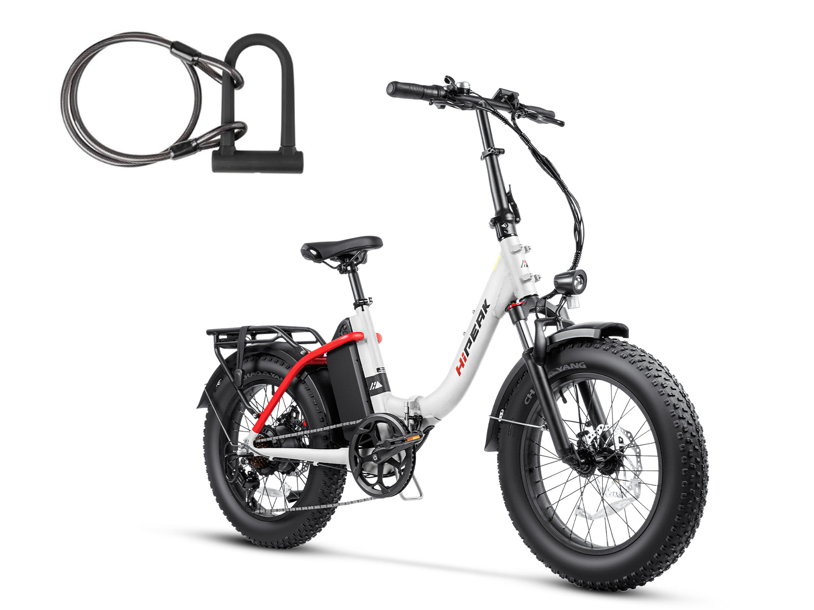 HiPEAK ELIAS 750W 48V 15Ah Step-Thru Fat Tire Folding Electric Bike