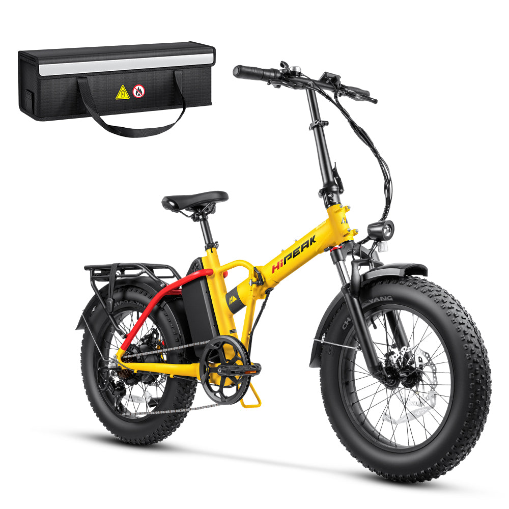 HiPEAK BONA 750W 48V 15Ah Step-Over Fat Tire Folding Electric Bike