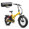 HiPEAK BONA 750W 48V 15Ah Step-Over Fat Tire Folding Electric Bike