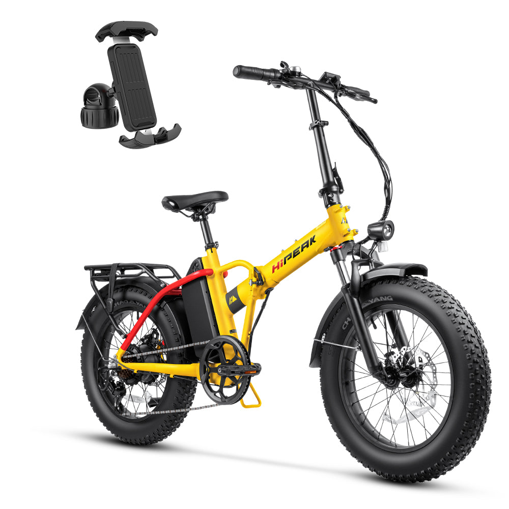 HiPEAK BONA 750W 48V 15Ah Step-Over Fat Tire Folding Electric Bike