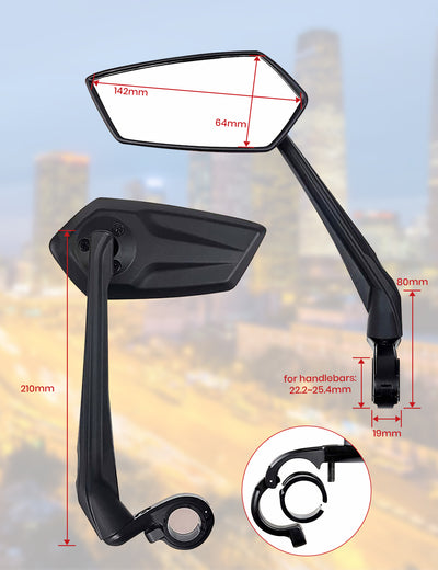 HiPEAK Long-arm Rearview Mirror