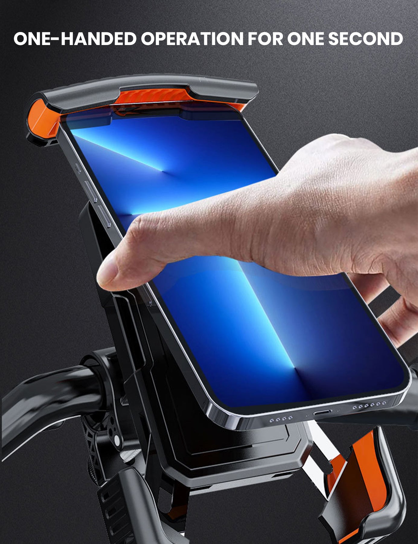 HiPeak Lock Rotatable Bike Phone Holder