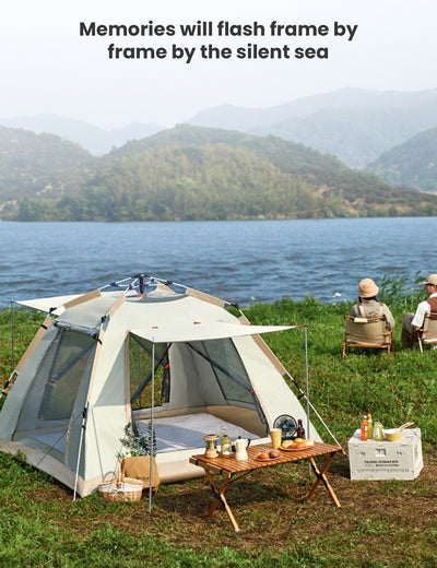 HiPEAK 3-4 Person Instant Pop Up Camping Tent