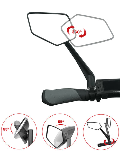 HiPEAK Long-arm Rearview Mirror