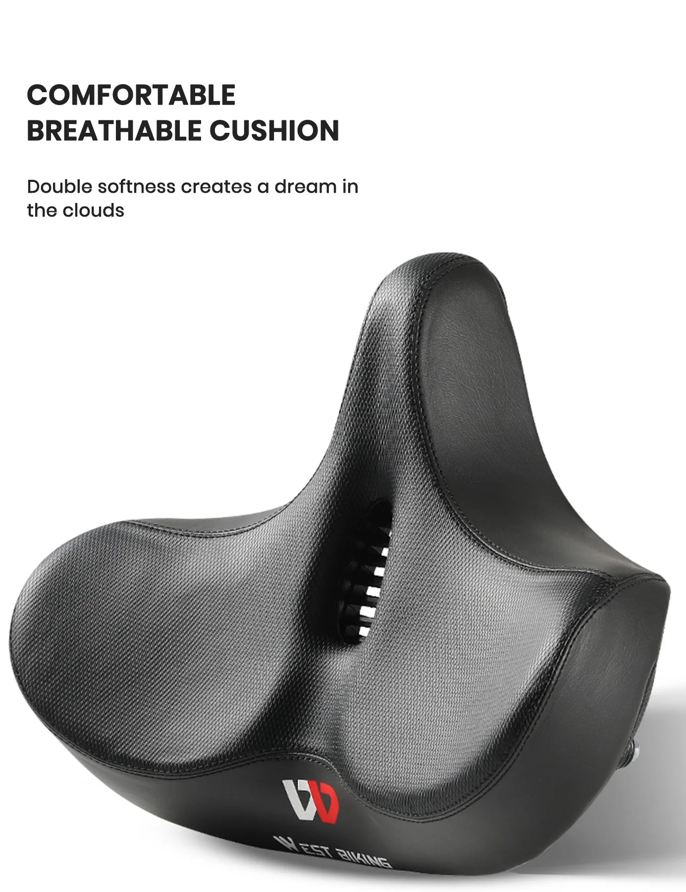 Wide bike saddle deals