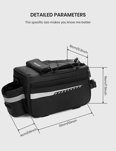 HiPeak Bike Rack Rear Bag