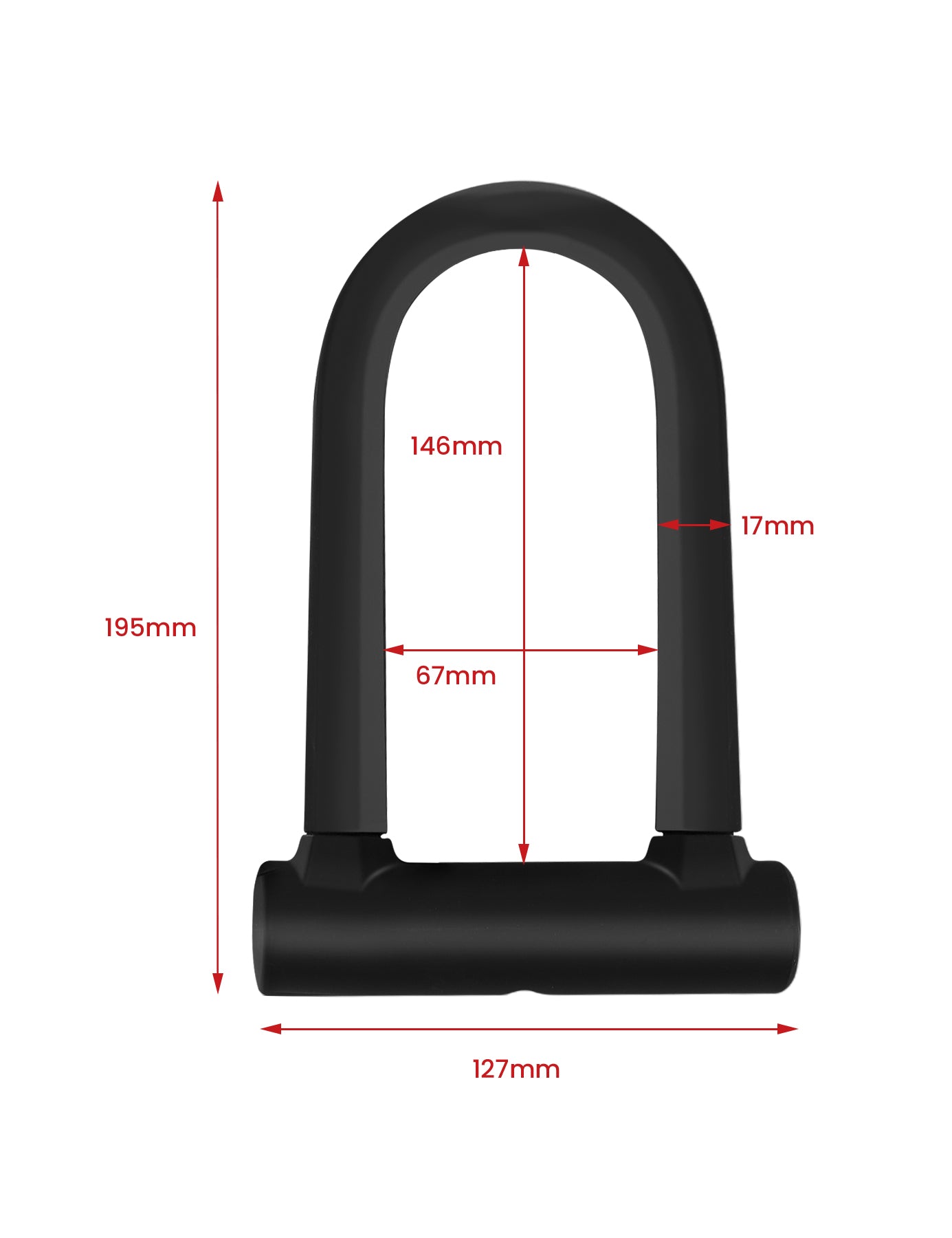 HiPEAK Bike U Lock