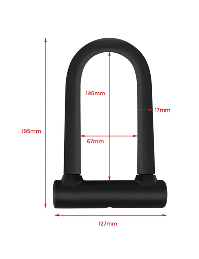 HiPEAK Bike U Lock