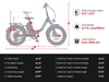 HiPEAK ELIAS 750W 48V 15Ah Step-Thru Fat Tire Folding Electric Bike