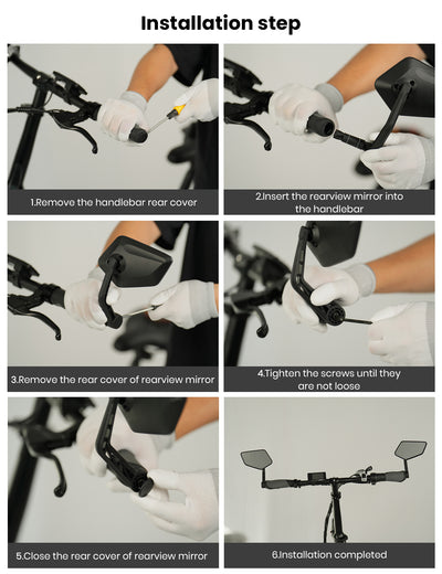 HiPEAK Mirror Bar End Bike Mirror
