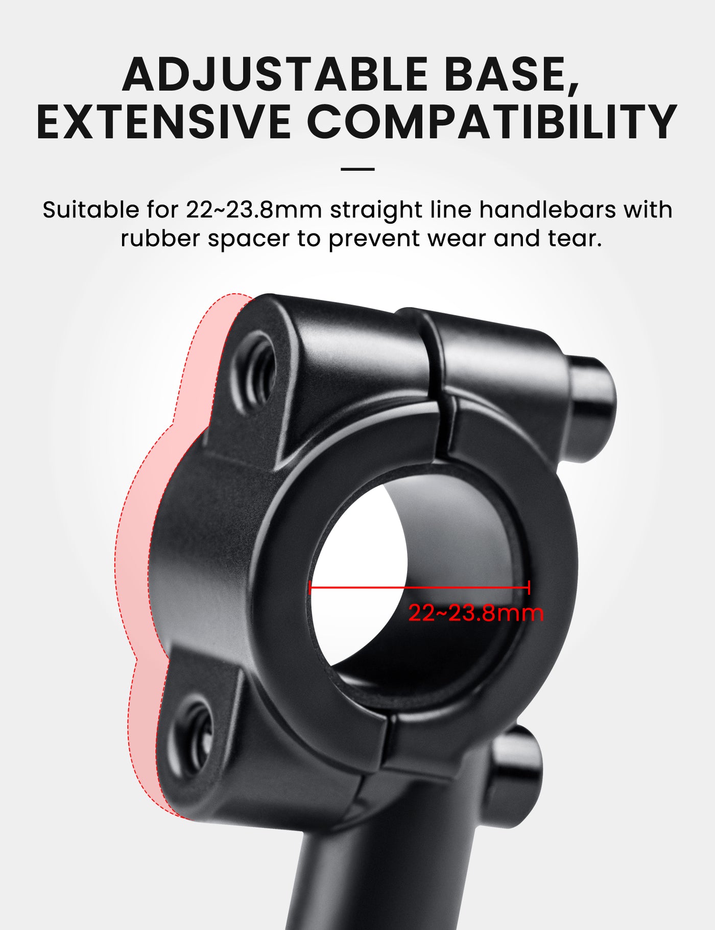 HiPEAK Bike Mirror Handlebar Rearview Mirror