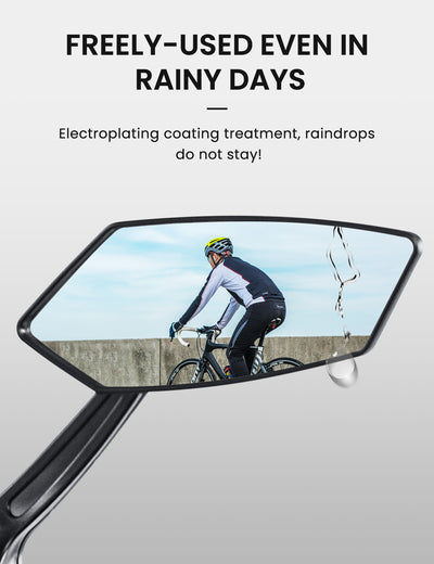 HiPEAK Bike Mirror Handlebar Rearview Mirror