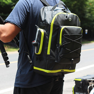 HiPEAK Bike Bag - Waterproof Bike Saddle Bag with Rain Cover for Riding