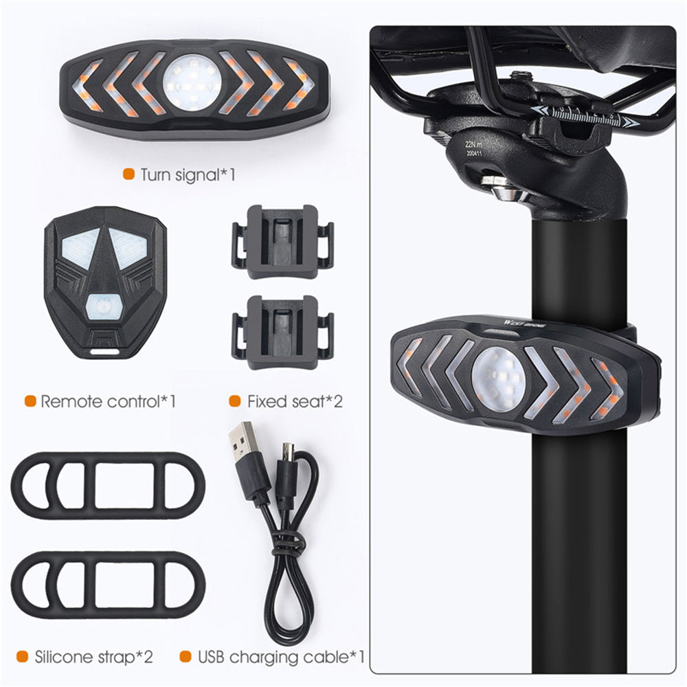 HiPeak Bike Tail Light with Turn Signals