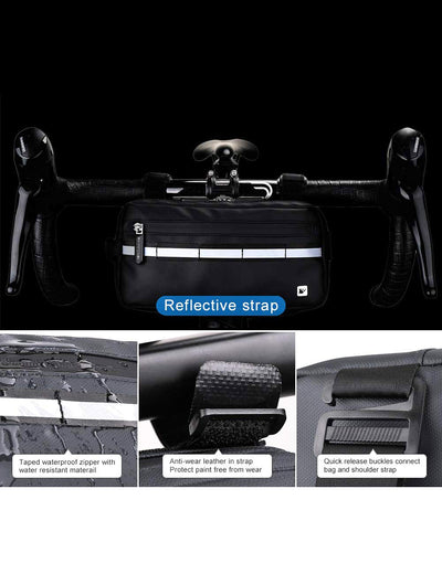 Multifunctional Waterproof Electric Bike Handlebar Front Bag