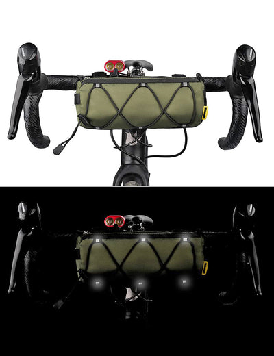 Electric Bike Handlebar Bag - Military Green