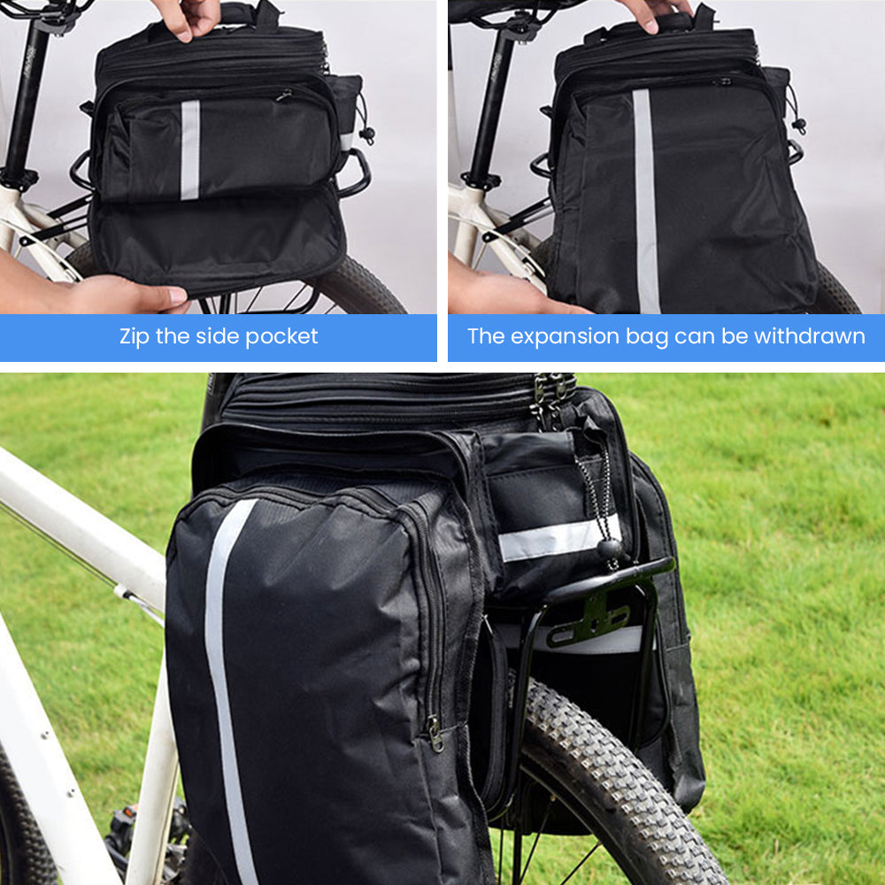 HiPeak Bike Rear Rack Pannier Bag