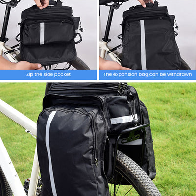 HiPeak Bike Rear Rack Pannier Bag